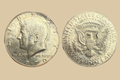 1970 D JFK Half Dollar silver obverse and reverse