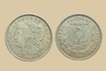 1921 D Morgan Dollar silver coin obverse and reverse