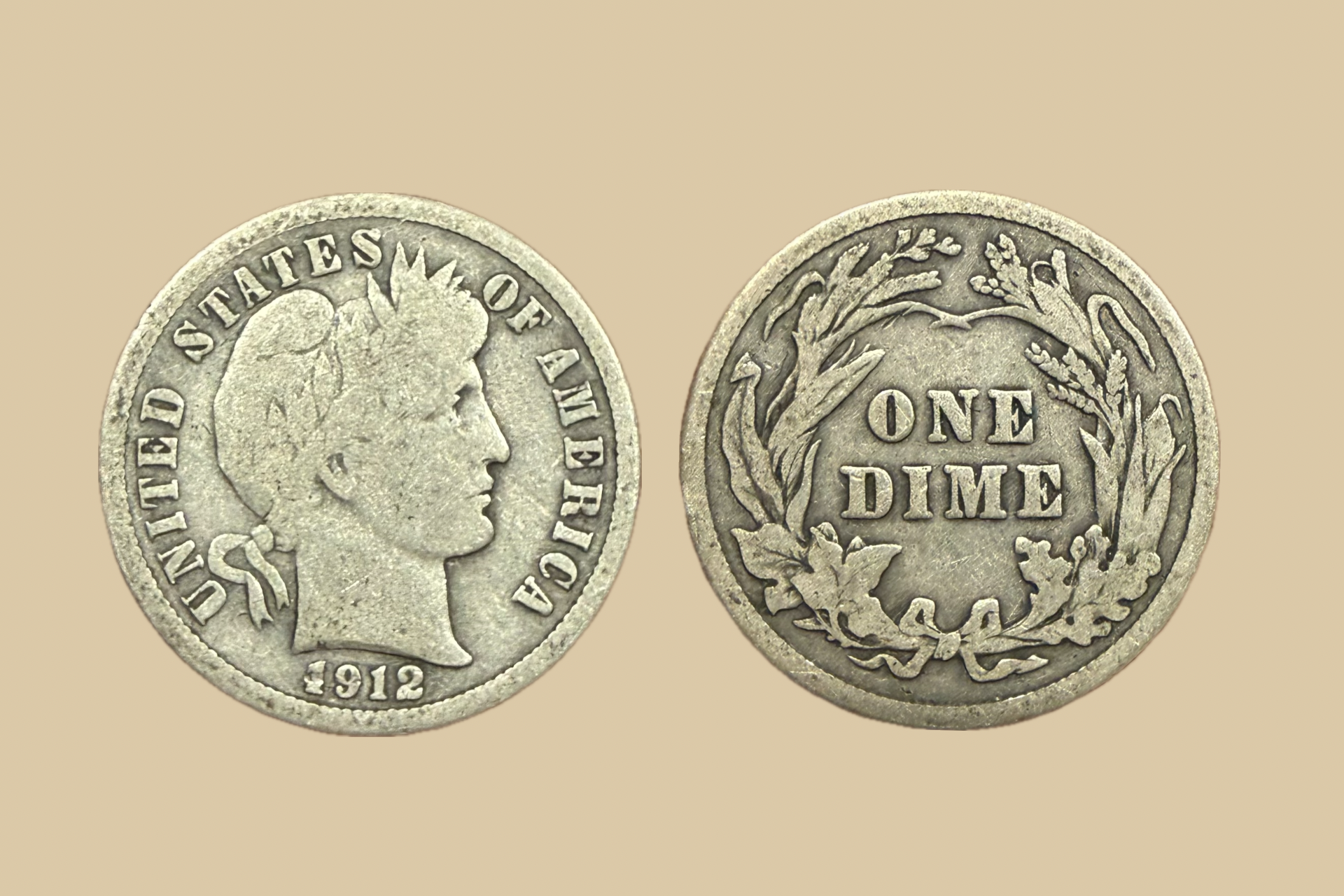 1912 Barber Dime