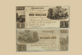 1840s John H. King Williamsport, Maryland $1 Obsolete Remainder Note front and back