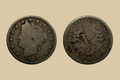1887 United States Liberty Nickel coin obverse and reverse