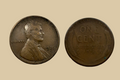 1926 S USA Lincoln Wheat Cent coin obverse and reverse