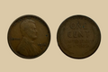 1914 S USA Lincoln Wheat Cent coin obverse and reverse