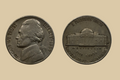 1939 S USA Jefferson Nickel coin obverse and reverse