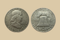 1963 D USA Silver Franklin Half Dollar coin obverse and reverse