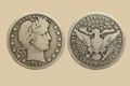 1915 USA Silver Barber Quarter coin obverse and reverse