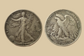 1919 S USA Silver Walking Liberty Half Dollar coin obverse and reverse