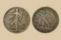 1935 S USA Silver Walking Liberty Half Dollar coin obverse and reverse