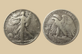 1939 S USA Silver Walking Liberty Half Dollar coin obverse and reverse