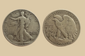 1942 D USA Silver Walking Liberty Half Dollar coin obverse and reverse