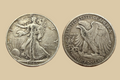1946 S USA Silver Walking Liberty Half Dollar coin obverse and reverse