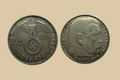 1938 German 2 Reichsmark Silver coin obverse and reverse