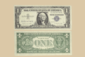 1957 A United States $1 Silver Certificate front and back