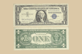1957 A United States $1 Silver Certificate front and back