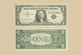 1957 A United States $1 Silver Certificate front and back