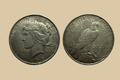 1922 D United States Peace dollar obverse and reverse