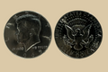 1965 JFK Half Dollar silver obverse and reverse