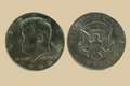 1966 JFK Half Dollar silver obverse and reverse