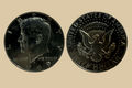 1969 San Francisco JFK Half Dollar silver obverse and reverse