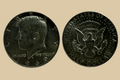 1969 Denver JFK Half Dollar silver obverse and reverse