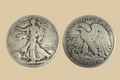 1944 D Walking Liberty Half Dollar silver coin obverse and reverse