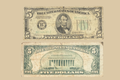 1934 C United States $5 Federal Reserve Note front and back