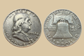 1954 D Franklin Half Dollar silver coin obverse and reverse
