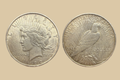 1922 D United States Peace dollar obverse and reverse