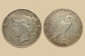 1922 S United States Peace Dollar silver coin obverse and reverse