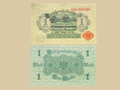 Germany 1914 1 Mark Darlehenskassenschein Banknote front and back