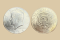 1966 JFK Half Dollar silver obverse and reverse