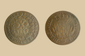 1765 Portugal X Reis coin obverse and reverse