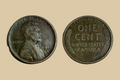 1916 S USA Lincoln Wheat Cent coin obverse and reverse
