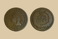1874 USA Indian Head Cent coin obverse and reverse