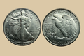 1944 Walking Liberty Half Dollar silver coin obverse and reverse